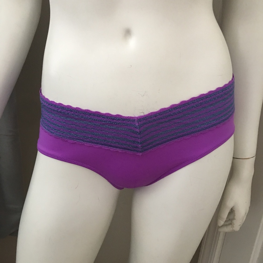 NWOT VANITY FAIR 3 purple bikini underwear panties